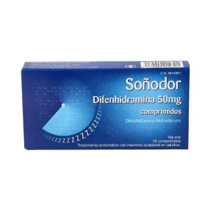 SOÑODOR DIFENHIDRAMINA 50...