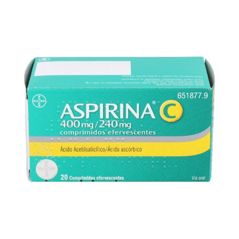 ASPIRINA C 400 MG/240 MG 20...