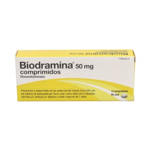 BIODRAMINA 50 MG 12...