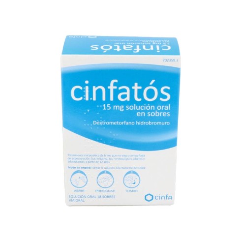 CINFATOS 15 MG 18 SOBRES SOLUCION ORAL