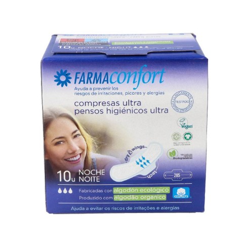 COMPRESAS ULTRAFINAS 100 ALGODON...