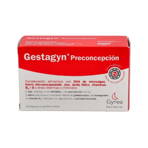 GESTAGYN PRECONCEPCION  30 CAPSULAS