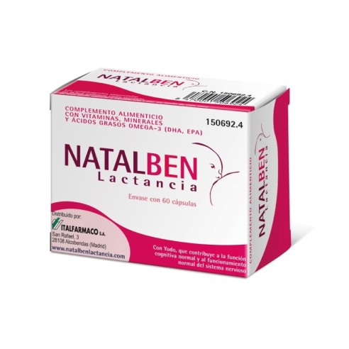 NATALBEN LACTANCIA  60 CAPSULAS