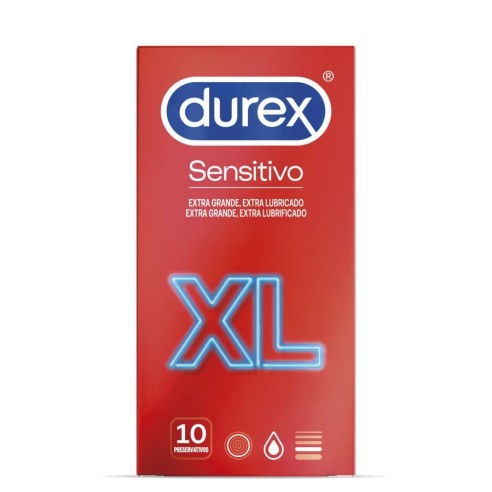DUREX SENSITIVO XL PRESERVATIVOS 10...