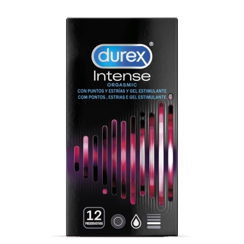 DUREX INTENSE ORGASMIC  12 PRESERVATIVOS