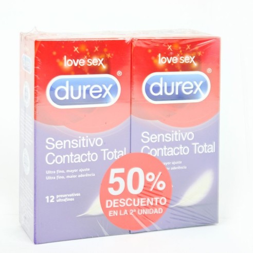 DUREX SENSITIVO CONTACTO TOTAL...